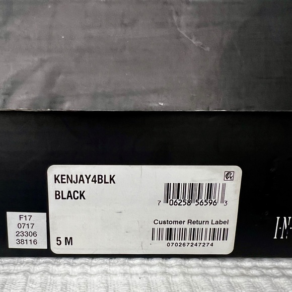 I.N.C. International Concepts, Kenjay4 Blk, Cushioned Rhinestone, Black, 5 - Picture 7 of 7